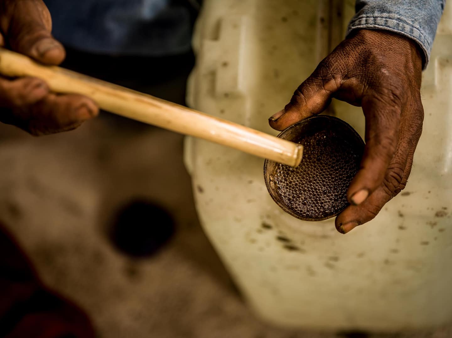 Mezcal is tested for it's proof