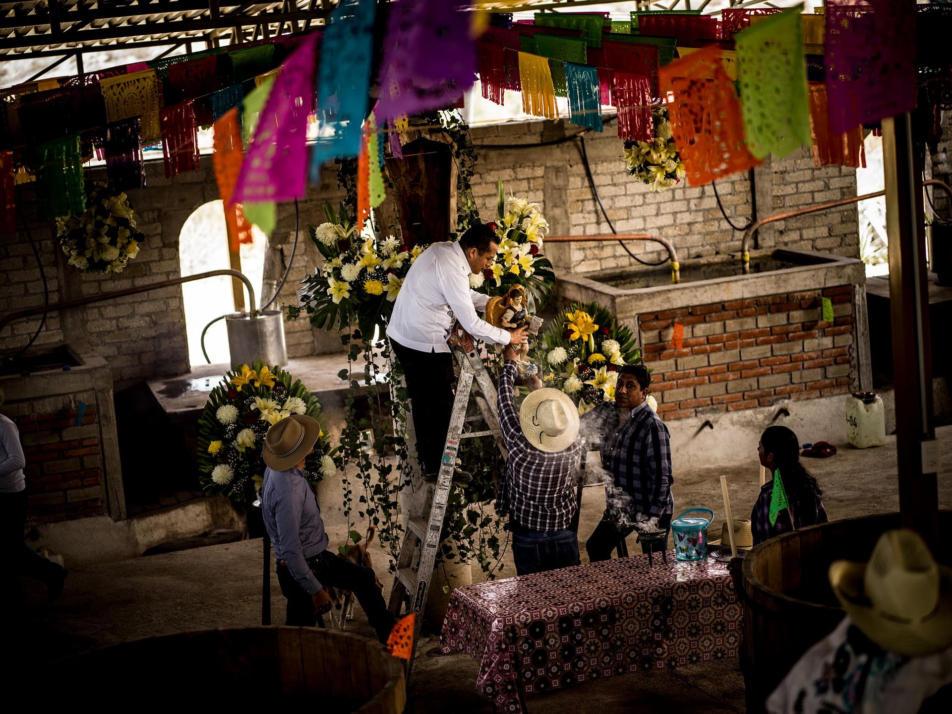 A palanque is dedicated in Oaxaca Mexico, Photo by Chris Rank