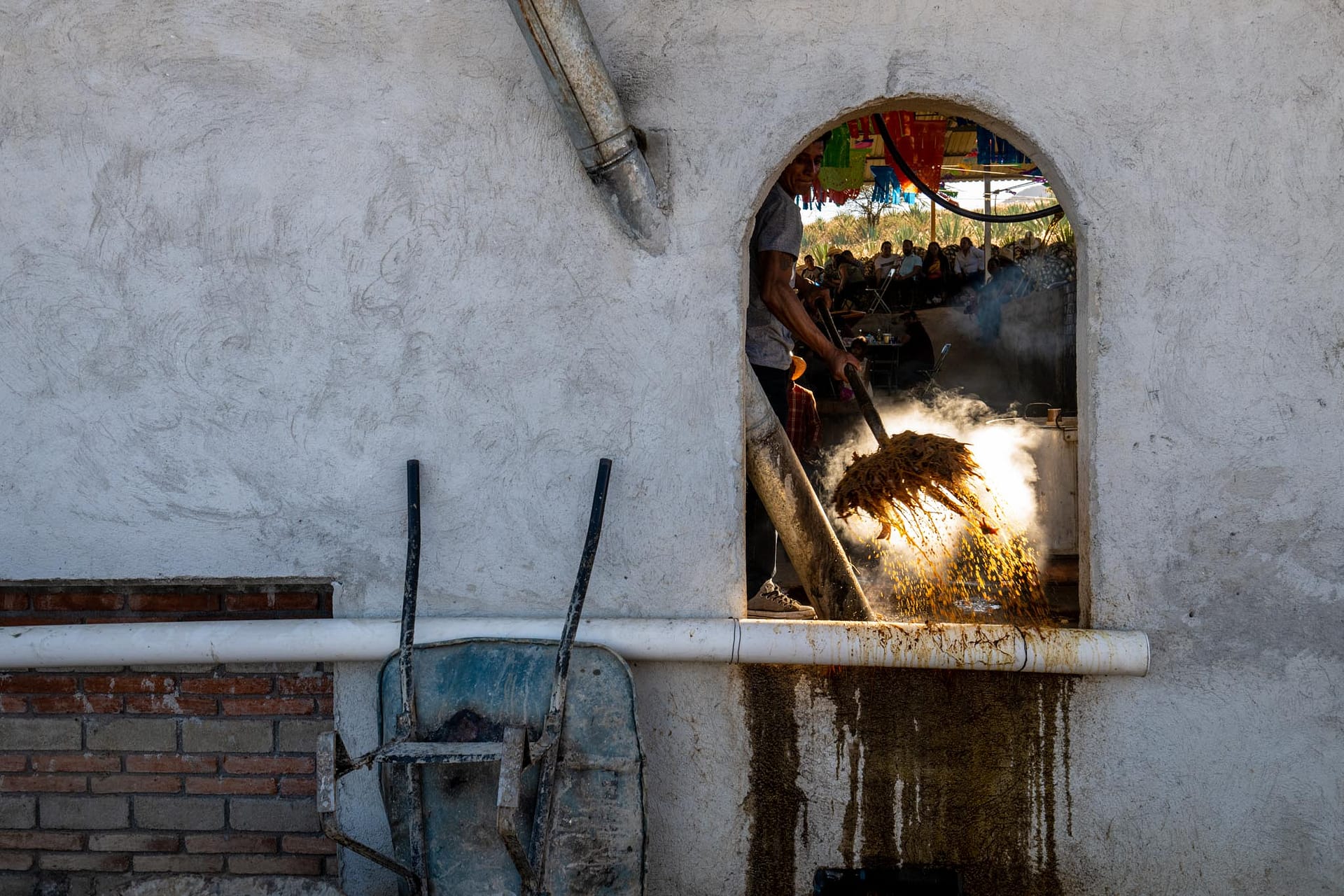 a mezcal distillery in Oaxaca Mexico